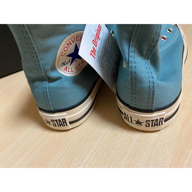 CONVERSE　グリーン　サイドファスナー　25.0