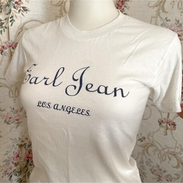 Earl Jean(アールジーン)のレア アメリカ製 Earl Jeanアールジーン ロゴTシャツ レディースのトップス(Tシャツ(半袖/袖なし))の商品写真