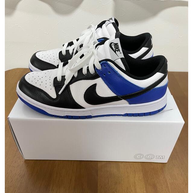 靴/シューズNIKE DUNK LOW by you フラグメント風 27cm US9