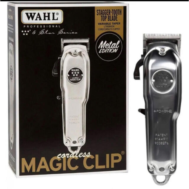 未使用wahl 5Star マジック・クリップ メタル・エディション Wahl 5star MagicClip メタルエディション コードレスバリカンの