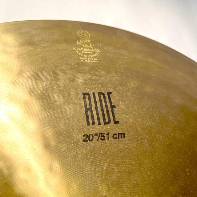 2001年製 K Zildjian (ジルジャン)20インチ ライドシンバル | www