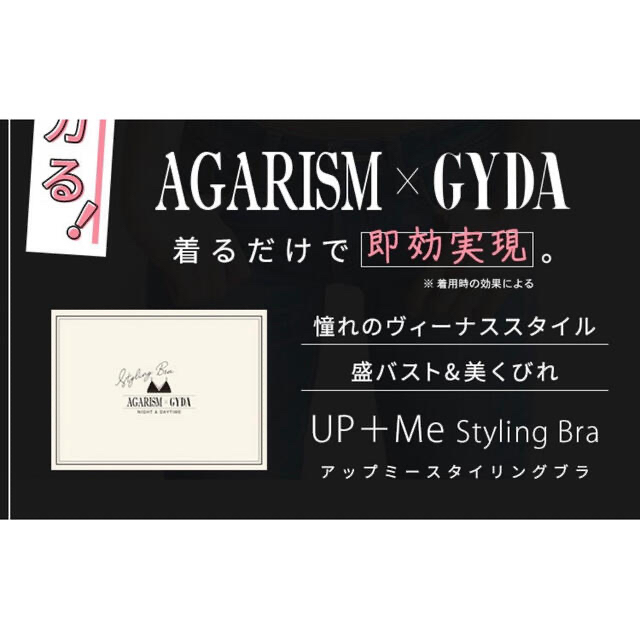 GYDA - AGARISM×GYDAアップミースタイリングブラMサイズ2枚セットの通販 by yamaton's shop|ジェイダならラクマ