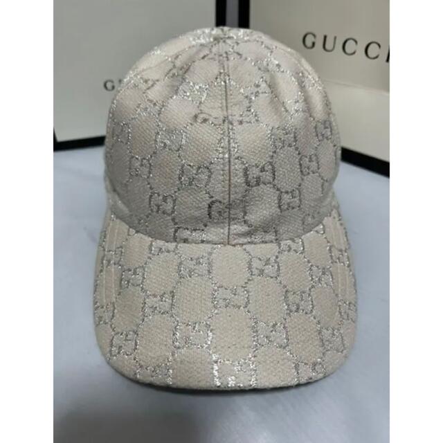 Gucci(グッチ)のGGラメ　ベースボールキャップ レディースの帽子(キャップ)の商品写真