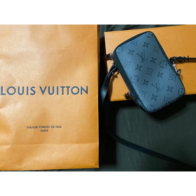 LOUIS VUITTON モノグラム エクリプス ダブル・フォン ポーチ