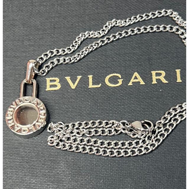 【新品正規品】BVLGARI ペンダント チャーム +チェーン 革紐 ネックレス