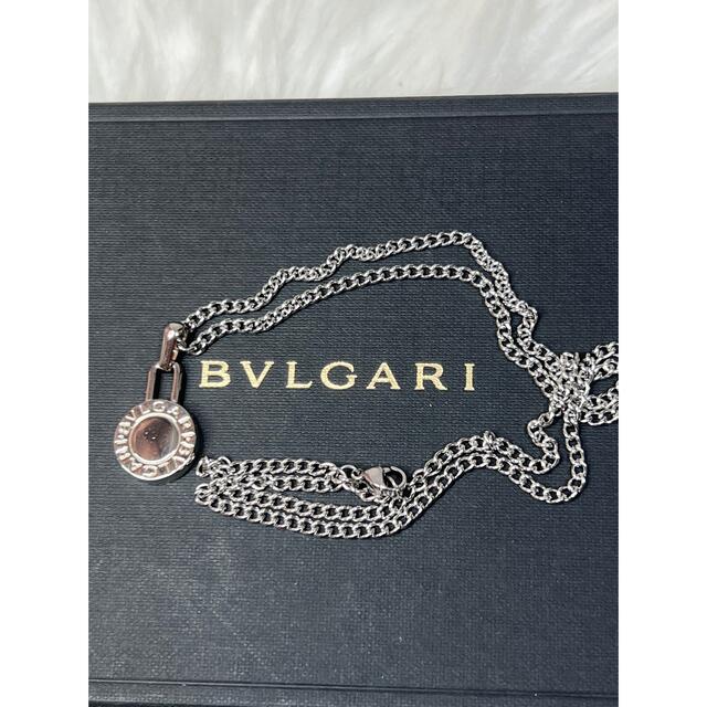 【新品正規品】BVLGARI ペンダント チャーム +チェーン 革紐 ネックレス