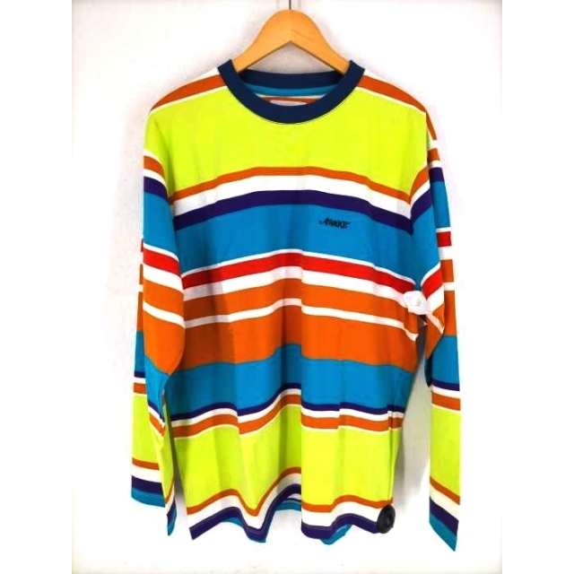 XL_バズストアAWAKE(アウェイク) STRIPE L/S メンズ トップス