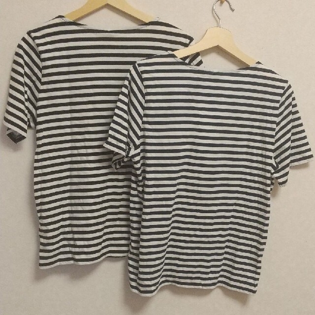 しまむら(シマムラ)の抗菌 消臭 オーガニックコットン ボーダーT セット✨ レディースのトップス(Tシャツ(半袖/袖なし))の商品写真