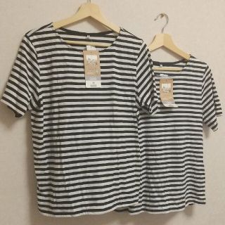 シマムラ(しまむら)の抗菌 消臭 オーガニックコットン ボーダーT セット✨(Tシャツ(半袖/袖なし))