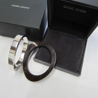 ジョージジェンセン(Georg Jensen)のSALE【Vintage】ジョージ・ジェンセン   エクストラバングル2本 　(ブレスレット/バングル)