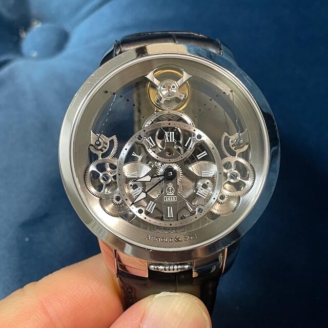 Breguet(ブレゲ)の最終値下げ　arnold&son 腕時計 タイムピラミッド アーノルドアンドサン メンズの時計(腕時計(アナログ))の商品写真