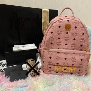 エムシーエム(MCM)の★早い者勝ち★ MCM エムシーエム リュック バックチャーム パウダーピンク(リュック/バックパック)