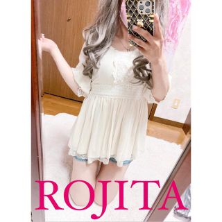 ロジータ(ROJITA)の4903.ROJITA ホワイト チュニック レース(チュニック)