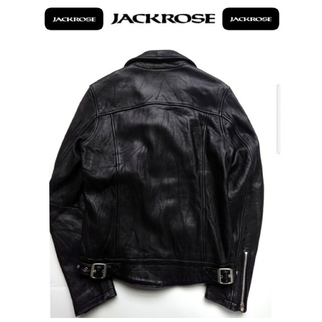 JACKROSE(ジャックローズ)のジャックローズ  高級シープレザータイトフィットダブルライダースジャケット 3 メンズのジャケット/アウター(ライダースジャケット)の商品写真