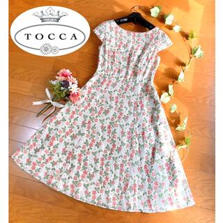 TOCCA - TOCCA ◆ フラワー刺繍ワンピース ◆ 日本製