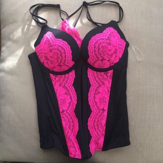 ヴィクトリアズシークレット(Victoria's Secret)のコルセット ♡ ビスチェ ♡ ランジェリー 新品タグ付き ピンク レース(その他)