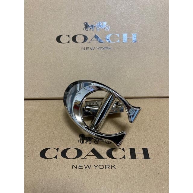 COACH(コーチ)のCOACHコーチ☆バックル☆本物☆クロコダイルベルト☆新品未使用☆ メンズのファッション小物(ベルト)の商品写真