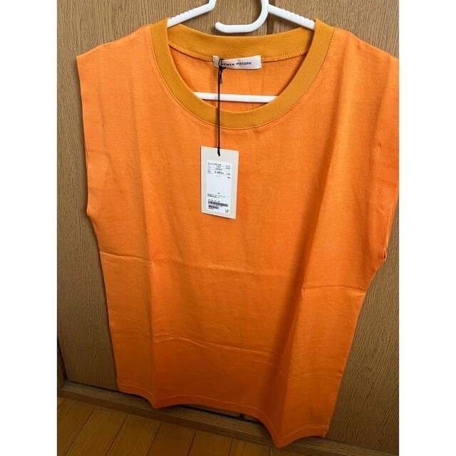 UNITED ARROWS(ユナイテッドアローズ)のユナイテッドアローズ　カットソー　Tシャツ　オレンジ　フリー レディースのトップス(カットソー(半袖/袖なし))の商品写真