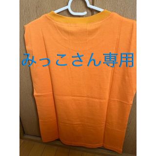 ユナイテッドアローズ(UNITED ARROWS)のユナイテッドアローズ　カットソー　Tシャツ　オレンジ　フリー(カットソー(半袖/袖なし))