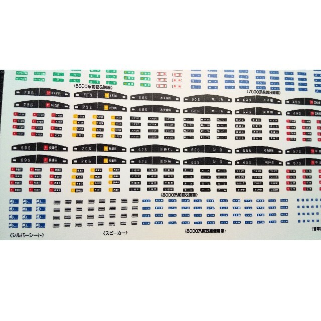 [N] GM 営団ステッカー + デカール エンタメ/ホビーのおもちゃ/ぬいぐるみ(鉄道模型)の商品写真