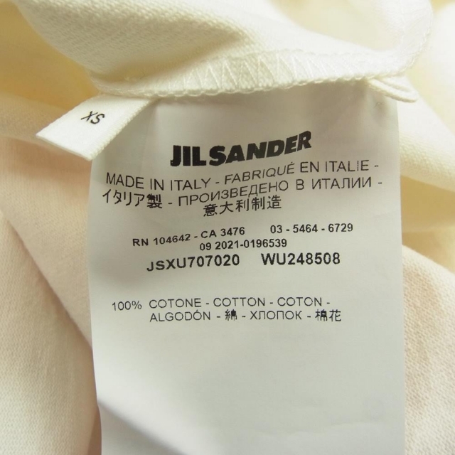 Jil Sander(ジルサンダー)のJIL SANDER ジルサンダー JSXU707020 WU248508 タイガーコレクション 水彩画 虎プリント 半袖 Tシャツ ホワイト系 XS【極上美品】【中古】 メンズのトップス(シャツ)の商品写真