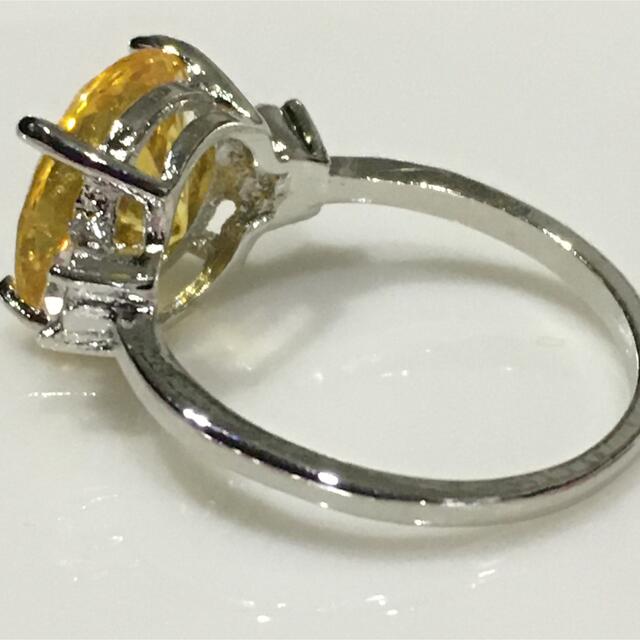 オーバルシトリンリング レディースのアクセサリー(リング(指輪))の商品写真