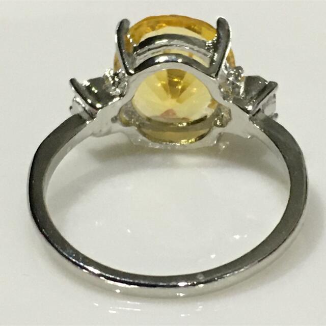 オーバルシトリンリング レディースのアクセサリー(リング(指輪))の商品写真