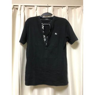 バーバリーブラックレーベル(BURBERRY BLACK LABEL)のBURBERRY BLACK LABELヘンリーネックTシャツ(Tシャツ/カットソー(半袖/袖なし))