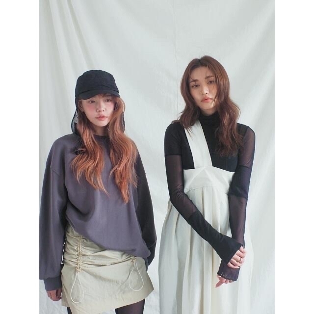 STYLENANDA(スタイルナンダ)のstylenanda スタイルナンダ ドローコートキャミワンピース   レディースのワンピース(ミニワンピース)の商品写真