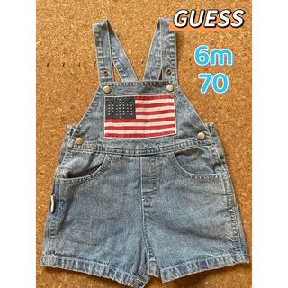 ゲス(GUESS)のGuess ゲス ベビーサロペット デニム オーバーオール 6m 70(パンツ)