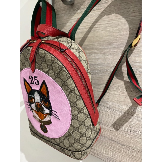 Gucci(グッチ)のGUCCI クーリエ　リュック　ミケーレの愛犬　未使用 メンズのバッグ(バッグパック/リュック)の商品写真