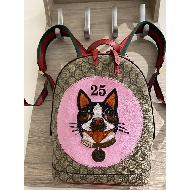 Gucci(グッチ)のGUCCI クーリエ　リュック　ミケーレの愛犬　未使用 メンズのバッグ(バッグパック/リュック)の商品写真