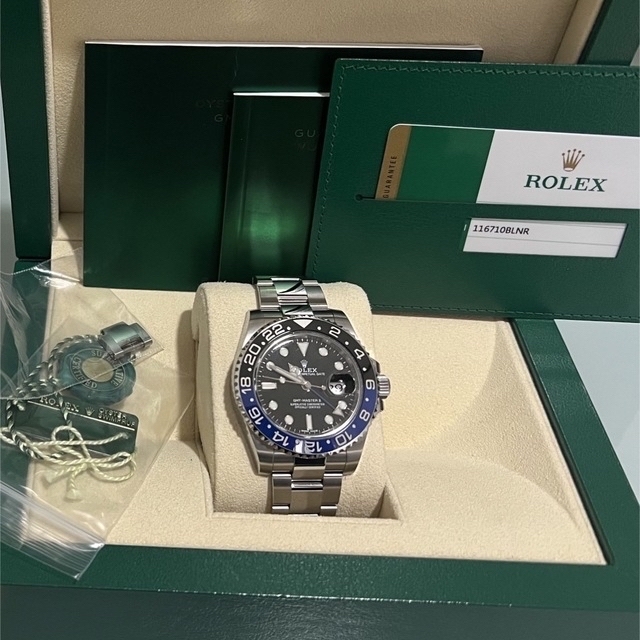 ROLEX gmtマスターⅡ 116710blnr ①腕時計(アナログ)