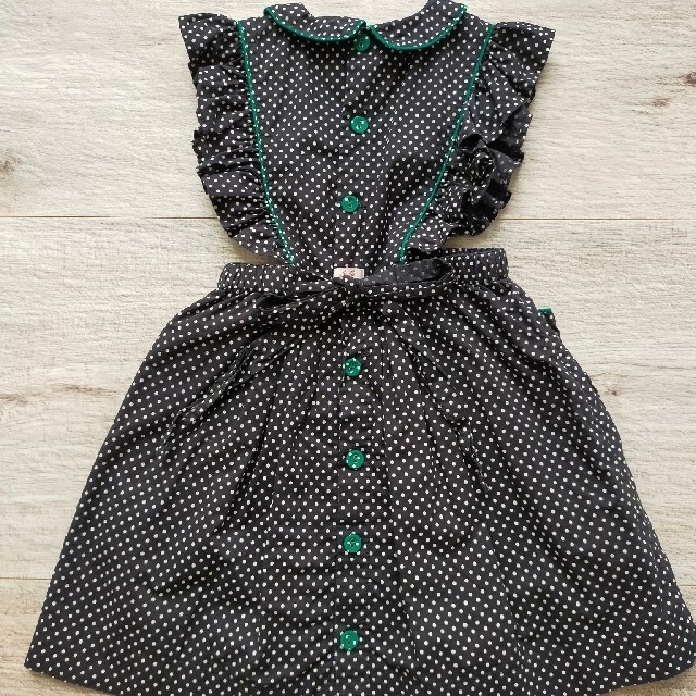 Bonjourdiary エプロンワンピース6T - ワンピース