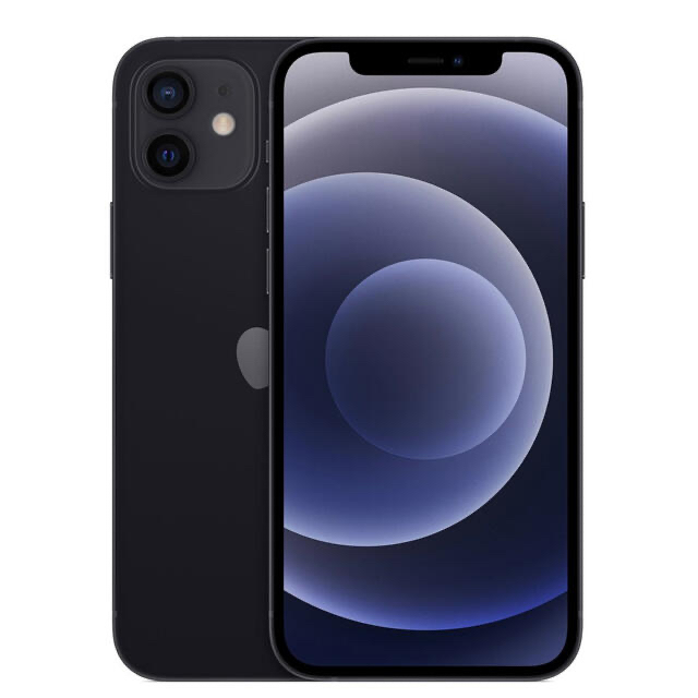 アップル iPhone12 64GB ブラック simロック解除済  美品　au