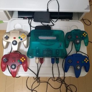 任天堂(Nintendo)64　クリアブルー　セット(家庭用ゲーム機本体)