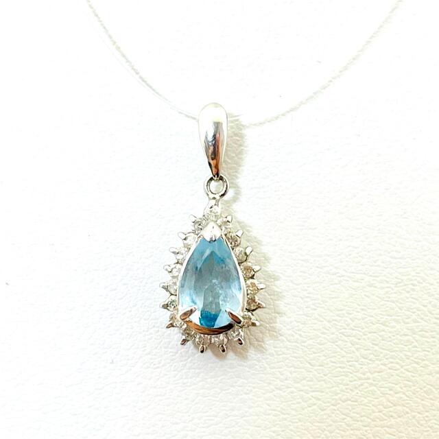 81.K18 ペンダントトップ アクアマリン D 0.19ct | dretpenal.uab.cat