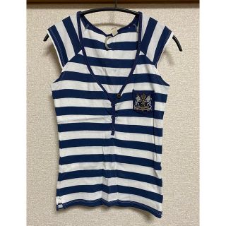 ザラ(ZARA)のzara ボーダー マリン　カットソー(Tシャツ(半袖/袖なし))