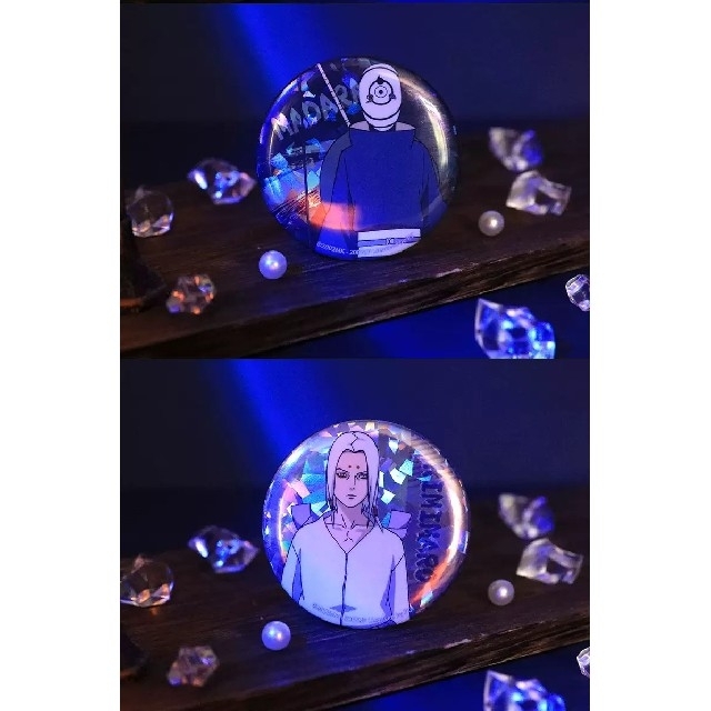 ナルト疾風伝 NARUTO ◎中国限定 ホログラム 缶バッジ セットDの ナルト疾風伝 NARUTO ◎中国限定 ホログラム 缶バッジ セットDの