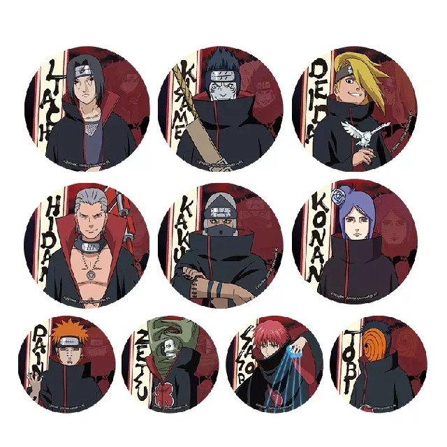 ナルト疾風伝 NARUTO ◎中国限定 ホログラム 暁 缶バッジ セット ナルト疾風伝 NARUTO ◎中国限定 ホログラム 暁 缶バッジ セット