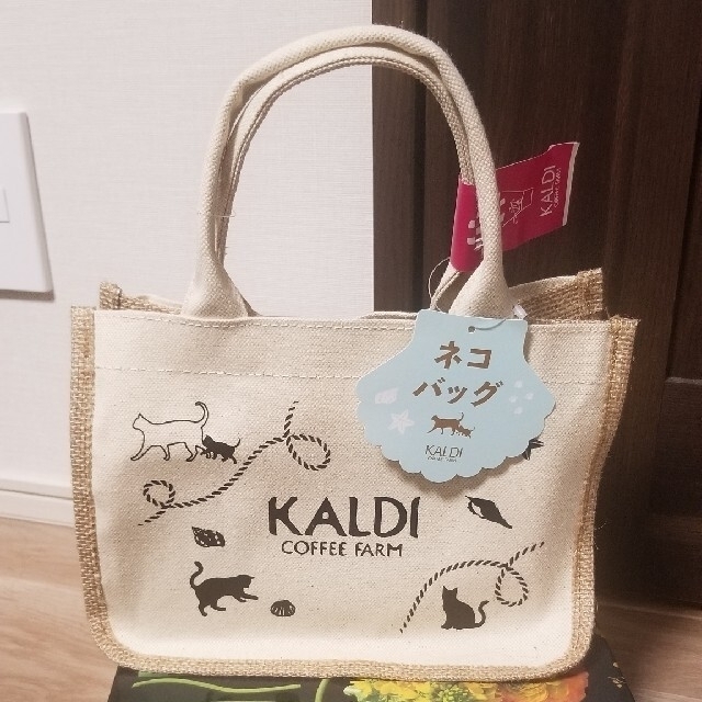 KALDI(カルディ)のKALDI　ネコバッグ　バッグのみです レディースのバッグ(トートバッグ)の商品写真