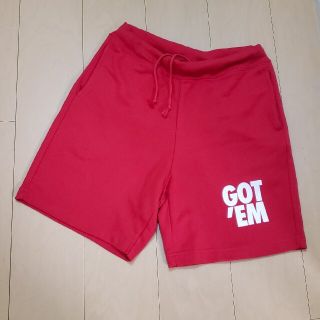 GOTEM スエット ショートパンツ 赤 レア！！(ショートパンツ)