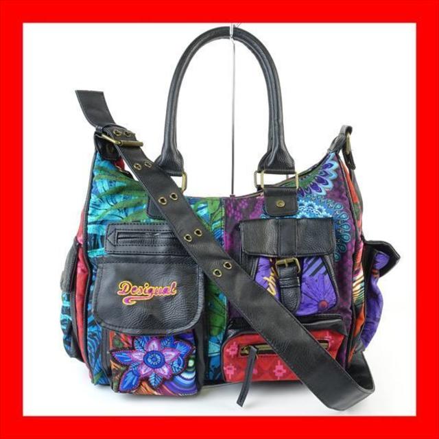 DESIGUAL(デシグアル)のデシグアル ショルダーバッグ 2WAY ハンドバッグ マルチカラー レディース  レディースのバッグ(ショルダーバッグ)の商品写真