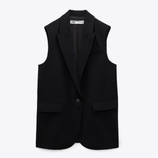 ザラ ジレ(ブラック/黒色系)の通販 500点以上 | ZARAを買うならラクマ