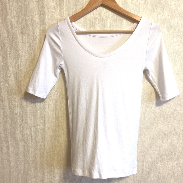 GAP(ギャップ)のGAP ギャップ　モダンバレエバックTシャツ xxs ブラック　ホワイト レディースのトップス(Tシャツ(半袖/袖なし))の商品写真