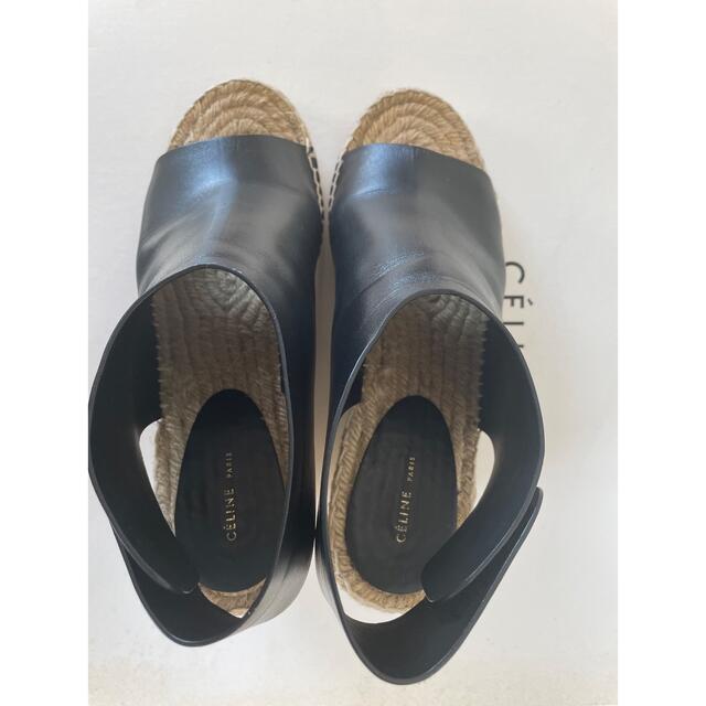 最大15%セット割 celine エスパドリーユ ウェッジサンダル34の通販 by