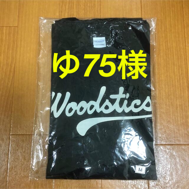 【週末限定】　woodstics 黒　M Tシャツ　pizza of death