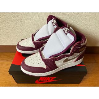 ナイキ(NIKE)のエア ジョーダン 1 HIGH OG GS Bordeaux 24cm(スニーカー)