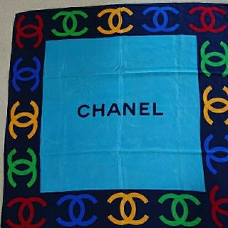 シャネル(CHANEL)のヴィンテージ CHANEL スカーフ(バンダナ/スカーフ)