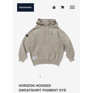 ディセンダント(DESCENDANT)のDESCENDANT ‼️ HORIZON HOODED パーカー M(パーカー)